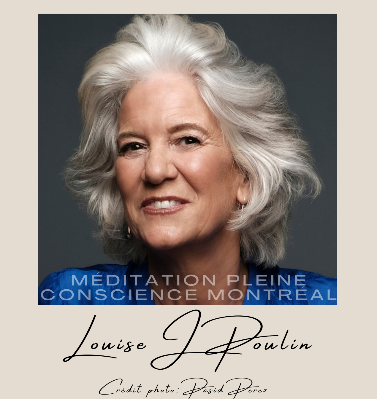 COURS PRIVÉ DE MÉDITATION AVEC LOUISE J POULIN